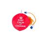 Keep Calm Mains Cable Bag