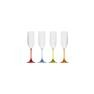 Assorted Colours Prosecco Flute