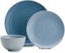 12pc Shades Of Blue Dinner Set