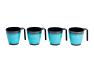 Granite Aqua 4 Pack Mug Set