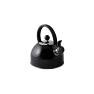 Via Mondo 1.5L Black Whistling Kettle