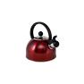 Via Mondo 1.5L Burgundy Whistling Kettle