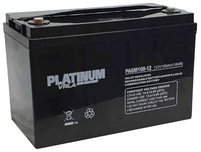 100Ah platinum 12v AGM Leisure Battery