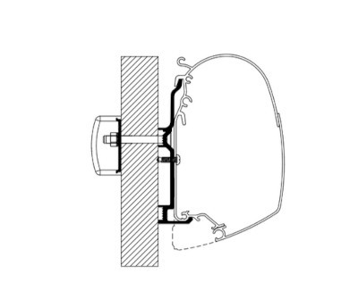 Thule Omnistor 5200 Adapter Bürstner 2017