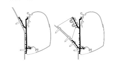 Thule Omnistor 5200 Adapter Wall Knaus Deseo 2019