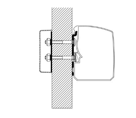 Thule Omnistor 3200 Flat Wall Adapter