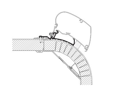 Thule Omnistor 9200/6300 Adapter Roof Laika Kreos