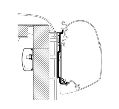 Thule Omnistor 5200/8000/4200 Adapter Carado | Sunlight