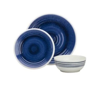 Azure 12pc Premium Plus Dinner Set