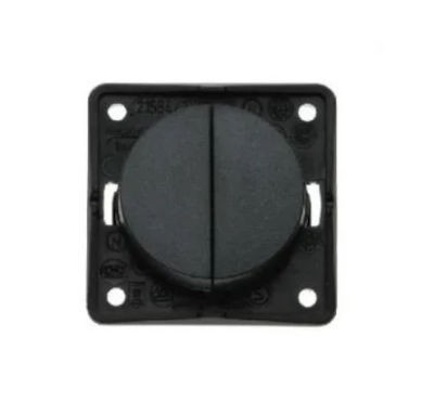 Berker 12V 2320V Twin Rocker Switch Anthracite