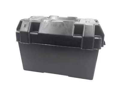 Black Plastic Battery Box 110Ah