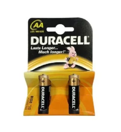 Duracell AA batteries (pack of 2)