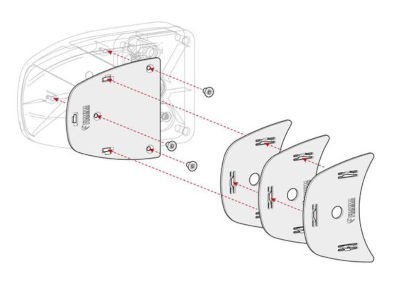 Fiamma Kit Spacer Safe Door - Grey Aft 2017