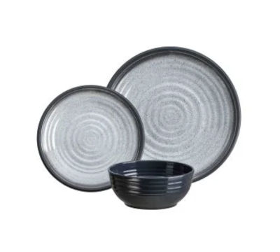 Granite Grey 12pc Dinner Set