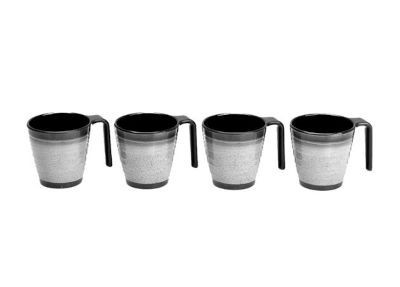 Granite Grey 4 Pack Mug Set