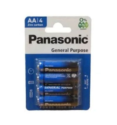 Panasonic Zinc Chloride AA Batteries