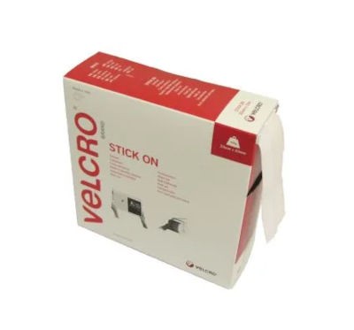 Velcro - Stick-on White 1m