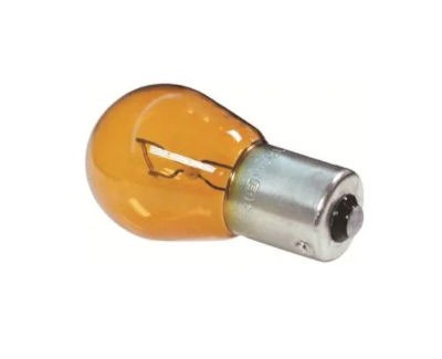 W4 21W Amber Flasher Bulb 12V (Offset pins)