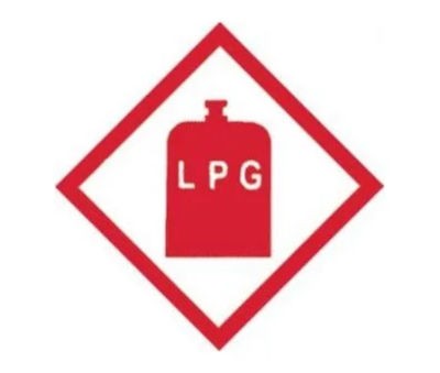 W4 LPG Self Adhesive Gas Sticker