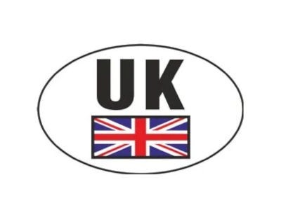 W4 Small UK Sticker