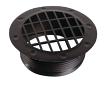 Whale Duct Fitting 65mm Fixed Vent Black