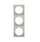 Berker Triple Socket Frame White