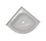 Corner Sink Bowl White 11" x 11"