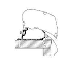 Thule Omnistor 9200/6300 Adapter Roof Hobby Optima Deluxe / Premium LED