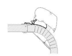 Thule Omnistor 9200/6300 Adapter Roof Laika Kreos