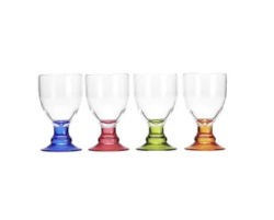 Bella Goblet Wine Glass Multicolour