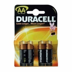 Duracell Plus AA Batteries (Pack of 4)