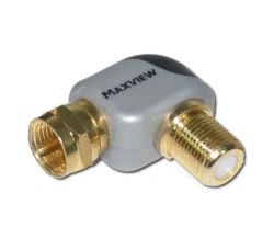 Maxview Angled F Connector Gold