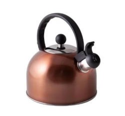 Via Mondo 2L Copper Whistling Kettle