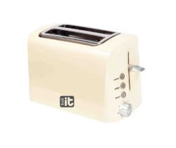 Via Mondo 950W Cream Toaster