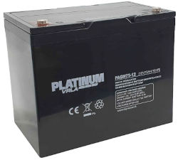 VLRA Platinum 12V 75Ah AGM Battery