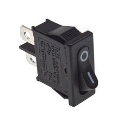 W4 250V Slimline Single Pole Rocker Switch