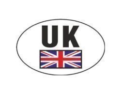 W4 Small UK Sticker